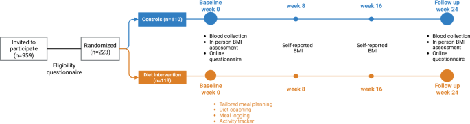 Dietary intervention and BMI reduction in individuals at the extremes of genetic predisposition to higher BMI: a randomi