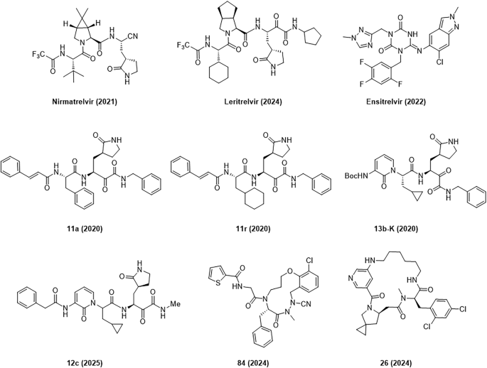 Structure-based macrocyclization of α-ketoamides leads to potent inhibitors of coronaviral and enteroviral proteases